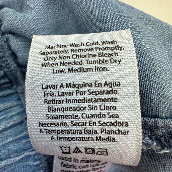 Time and Tru 100% Lyocell Lightweight Soft Pull On Shorts Women's Size m 8-10 - Picture 6 of 6